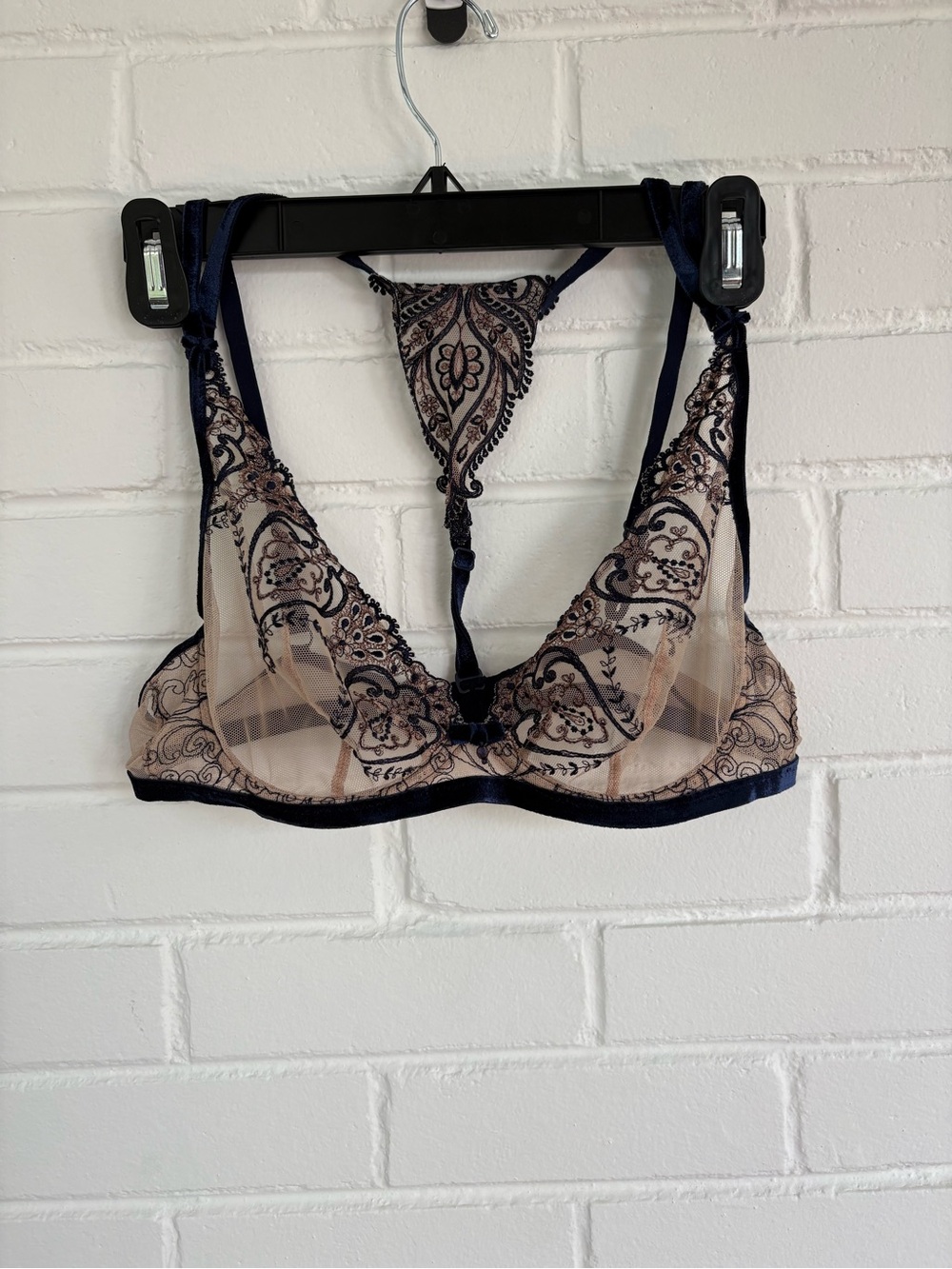 Aubade Coeurs Enlaces Nightfall Lace Underwire Bra 32C